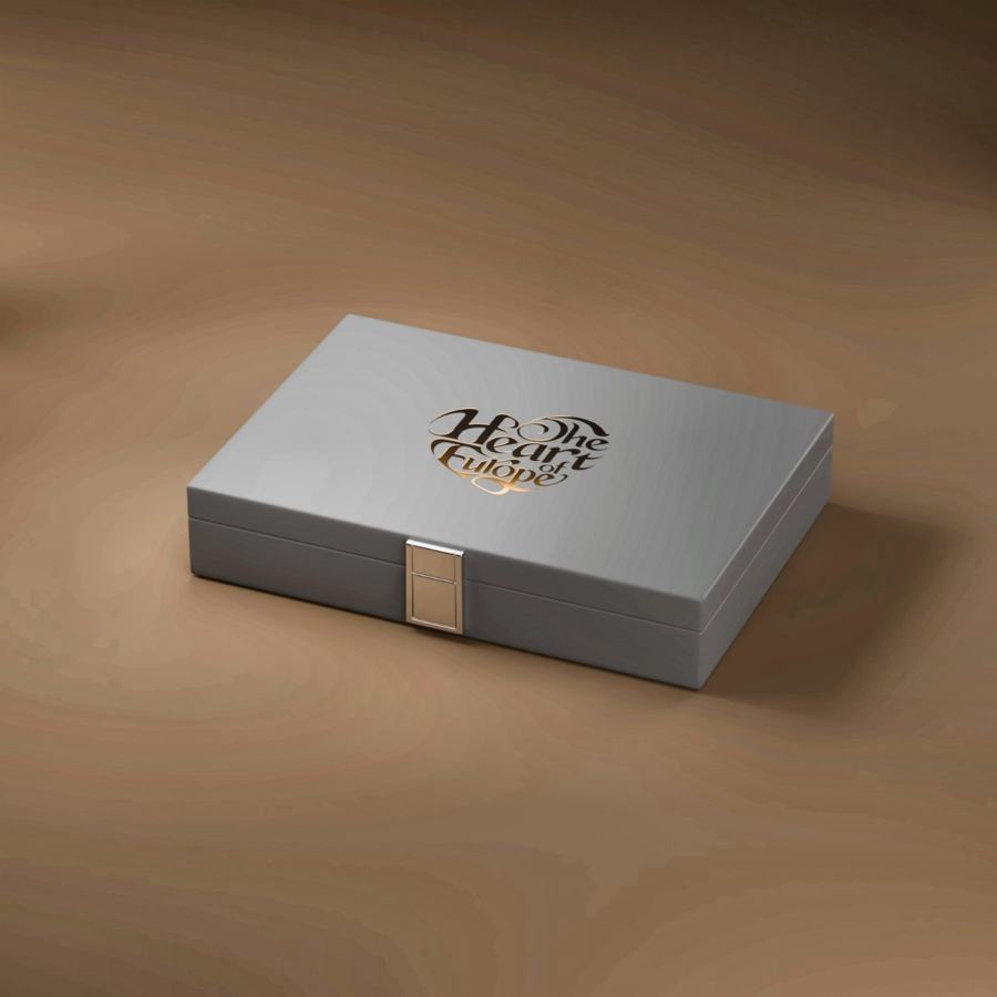 Hinged Box, Silver Grey